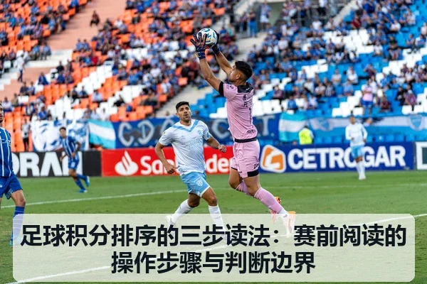 足球积分排序的三步读法：赛前阅读的操作步骤与判断边界